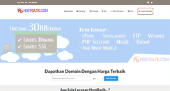 Desktop Screenshot of hostbatik.com
