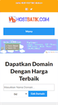 Mobile Screenshot of hostbatik.com